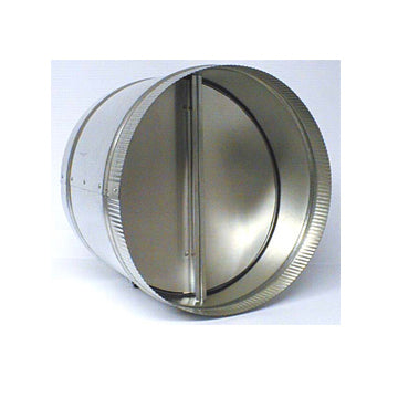 Back Draft Damper – 6 inch Mechanical “butterfly” design Male/Female ends